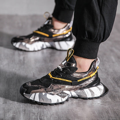 Men's casual stitching sneakers