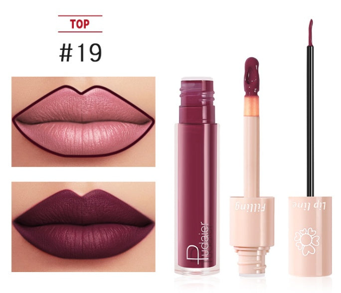 Pudaier Dual Lipstick & Lip Gloss Pudaier Dual Lipstick Lip Gloss Liquid L | Ectron Online