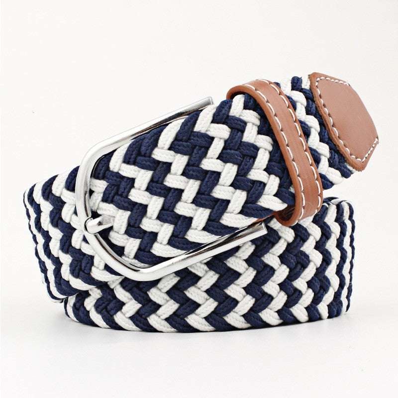 Women's Canvas Pants with Braided Belt Women's Canvas Belt Student Pants Casual | Ectron Online