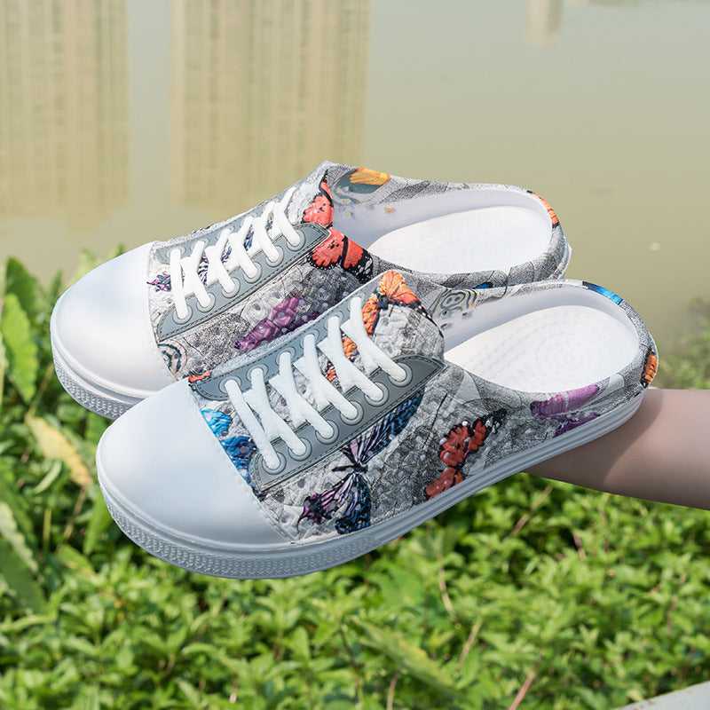 Summer New Student Platform Slippers Female Fashion Wild Trend Beach Shoes Female Original Dormitory Indoor Sandals Summer New Student Platform Slippers Fem | Ectron Online