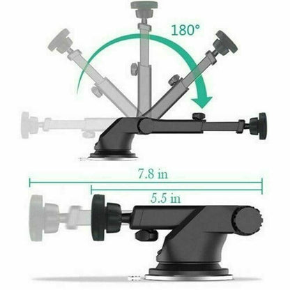 Car Bracket With Adjustable Strength Suction Cup Car Bracket With Adjustable Strength Suc | Ectron Online