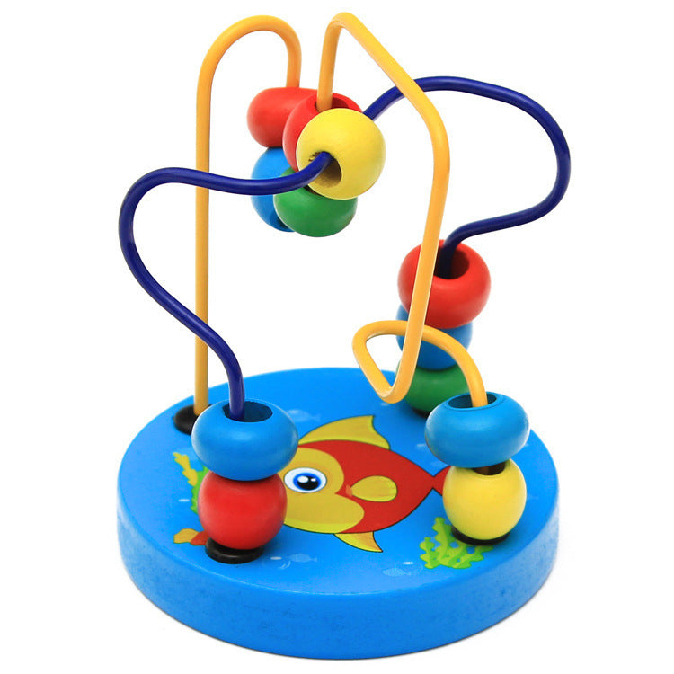 Baby puzzle abacus round beads