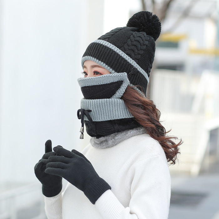 Plush Velvet Bib Mask - Soft, Comfortable, and Protective Hats & Caps | Ectron Online