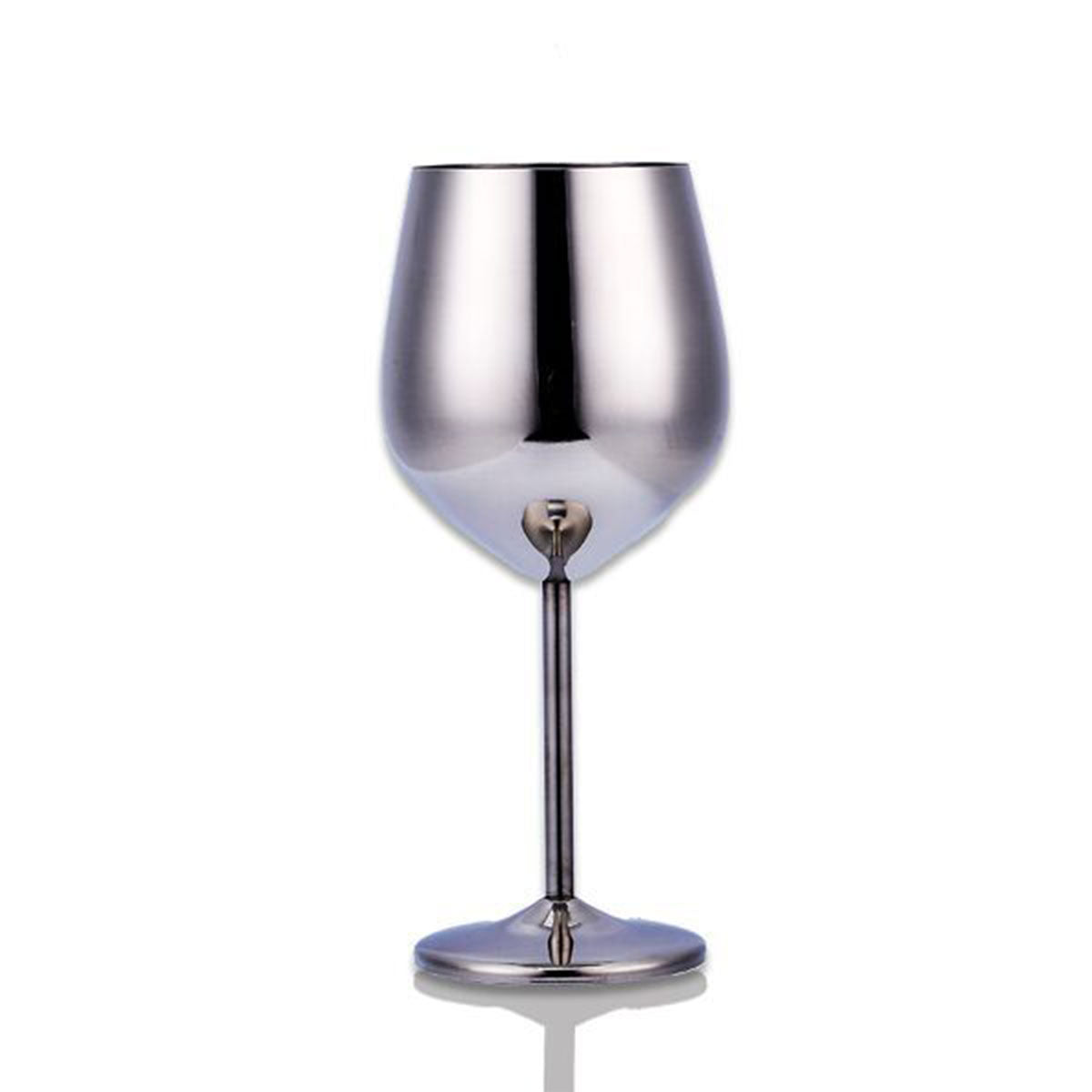 Premium Stainless Steel Wine Glass - Shatterproof & Insulated Stemware