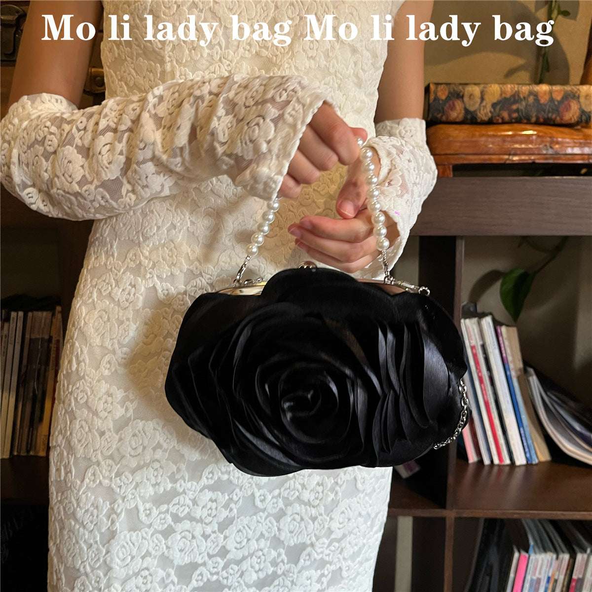 New Chinese Retro Dinner Bag Flower Clutch Women's Bag