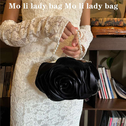 New Chinese Retro Dinner Bag Flower Clutch Women's Bag