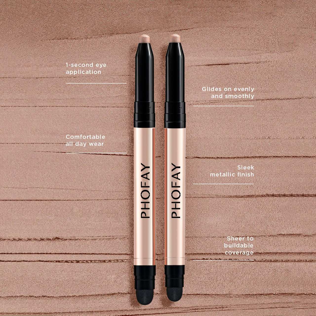 PHOFAY Eyeshadow Stick | Creamy & Long-Lasting PHOFAY Eyeshadow Stick | Ectron Online