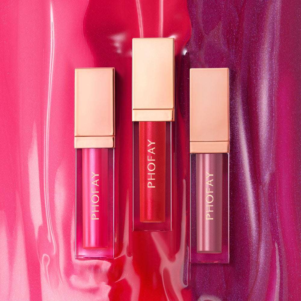 PHOFAY Ultra-Glossy Lip Gloss | High-Shine Finish PHOFAY Ultra-Glossy Lip Gloss | Ectron Online