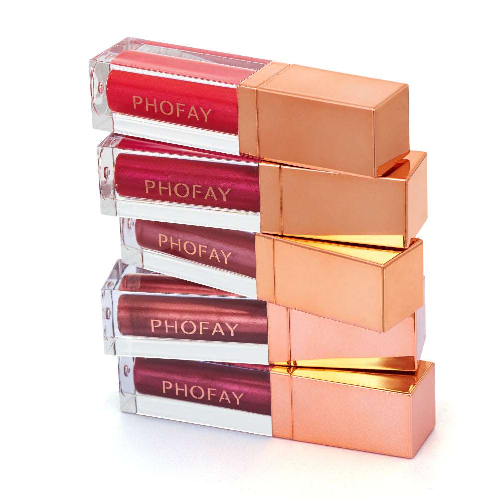 PHOFAY Ultra-Glossy Lip Gloss | High-Shine Finish PHOFAY Ultra-Glossy Lip Gloss | Ectron Online