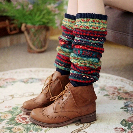 Warm Thick Cotton Knee High Boot Socks