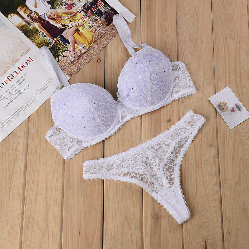 Thong Lace Bra Sexy Lingerie Bra Set Underwear | Ectron Online