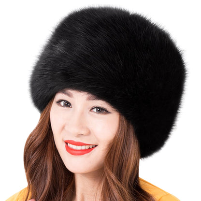 Fur hat fox fur hat