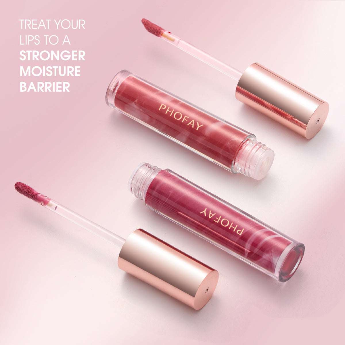 PHOFAY Rose Blooming Hydrating Lip Gloss PHOFAY Rose Blooming Hydrating Lip Gloss | Ectron Online