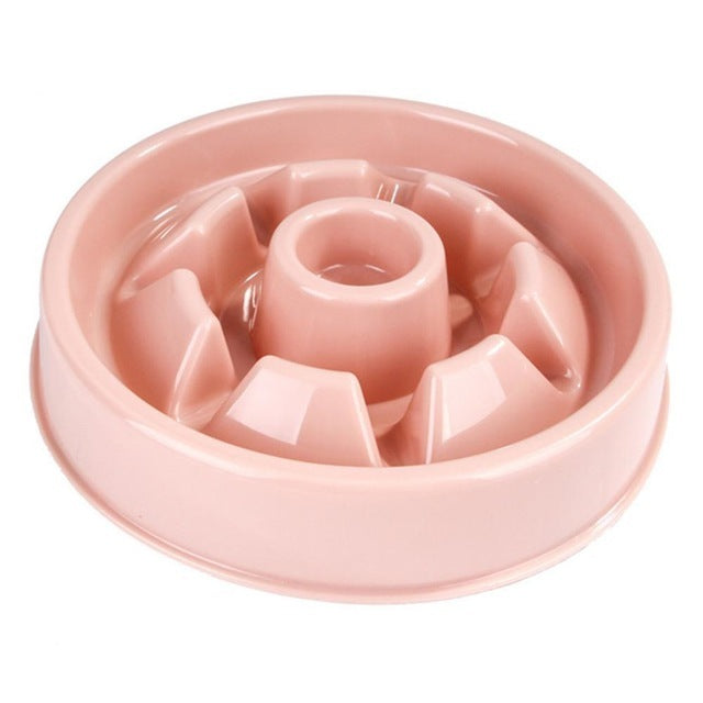 Plastic Choke Prevention Slow Feeder Bowl for Dogs & Cats Plastic Pet Dogs And Cats Choke Preventi | Ectron Online