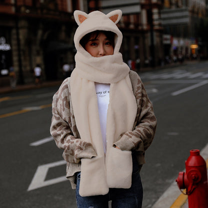 Parent-child Plush Bib Hats & Caps | Ectron Online