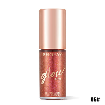 PHOFAY Moisturizing Shimmer Lip Gloss - High-Shine Hydrating Lip Care PHOFAY Moisturizing Shimmer Lip Gloss | Ectron Online
