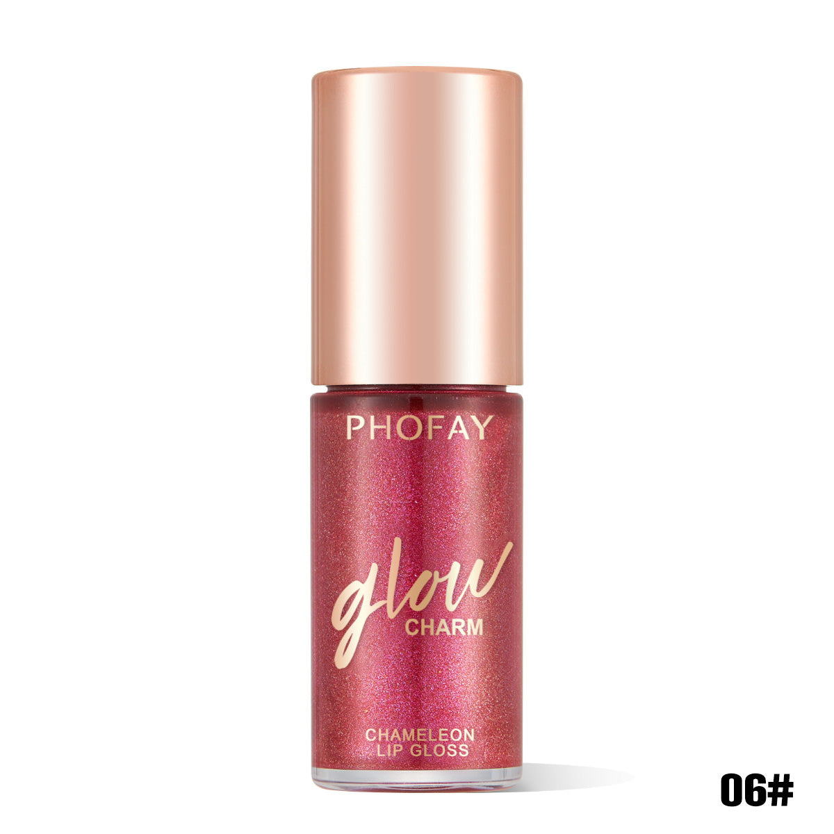 PHOFAY Moisturizing Shimmer Lip Gloss - High-Shine Hydrating Lip Care