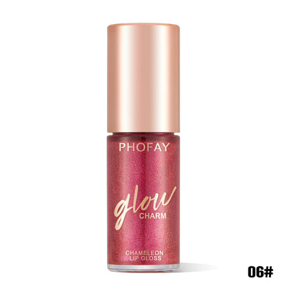 PHOFAY Moisturizing Shimmer Lip Gloss - High-Shine Hydrating Lip Care PHOFAY Moisturizing Shimmer Lip Gloss | Ectron Online