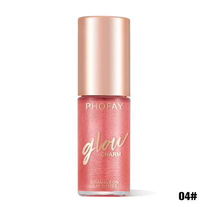 PHOFAY Moisturizing Shimmer Lip Gloss - High-Shine Hydrating Lip Care PHOFAY Moisturizing Shimmer Lip Gloss | Ectron Online