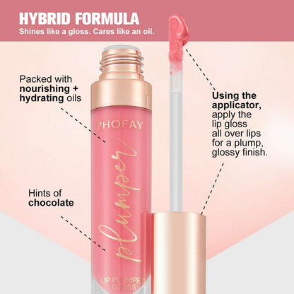 PHOFAY Shiny Lip Plumper Gloss | Volumizing PHOFAY Shiny Lip Plumper Gloss | Ectron Online