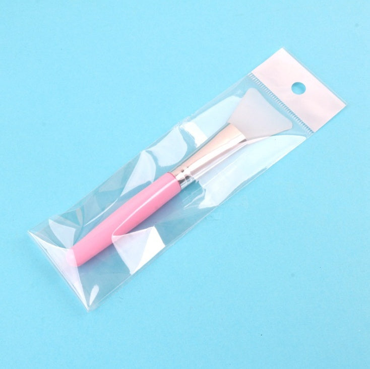 {{ brand }} Silicone Mask Brush – DIY Beauty & Makeup Application Tool Sliver Pink - Mask silicone brush diy mask brush beaut