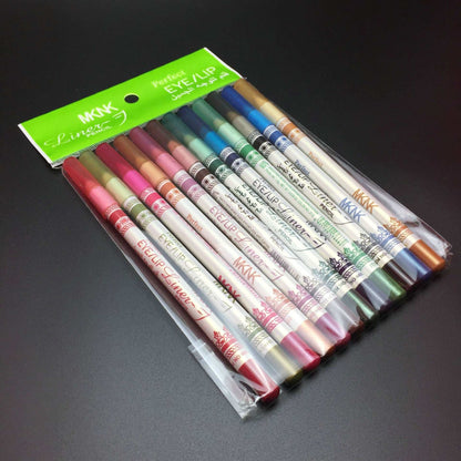 12 Colors Glitter Lip liner Eye Shadow Eyeliner Pencil Pen Makeup Cosmetics 12 Colors Glitter Lip liner Ey | Ectron Online