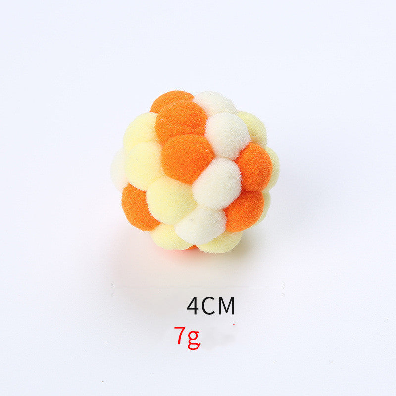 Pet Cat Toy Elastic Ball – Fun & Bouncy Interactive Play Pet cat toy elastic ball | Ectron Online
