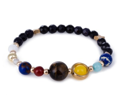 Universe Galaxy Eight Planets Solar Bracelet Brecelets | Ectron Online