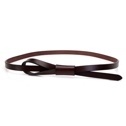 Thin fashion belt