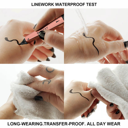 PHOFAY Double Head Seal Liquid Eyeliner - Winged Cat Eye Stamp PHOFAY Double Head Seal Liquid Eyeliner | Ectron Online