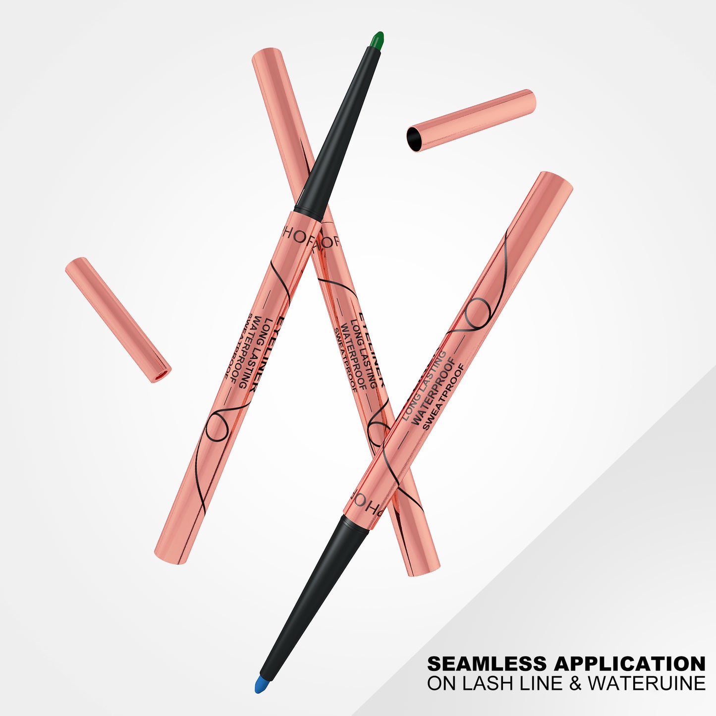 PHOFAY Waterproof Colorful Eyeliner - Long-Lasting Liquid Liner