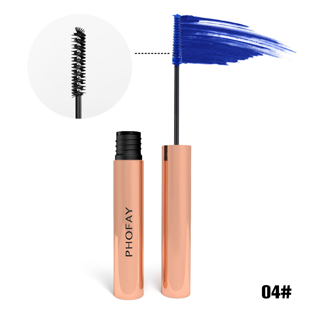 PHOFAY Colorful Mascara - Vibrant Waterproof Volumizing Lash