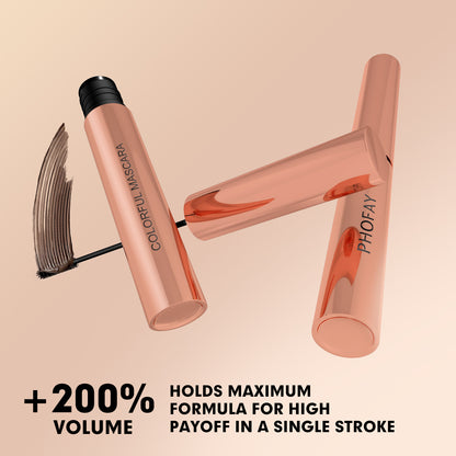PHOFAY Colorful Mascara - Vibrant Waterproof Volumizing Lash PHOFAY Colorful Mascara | Ectron Online