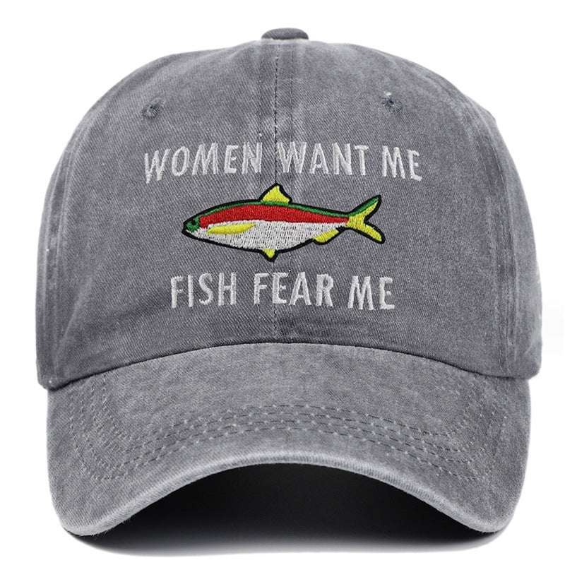 Embroidered E-Washed Baseball Cap – Unisex Cotton Dome Hat Men's And Women's All-match Embroidered | Ectron Online