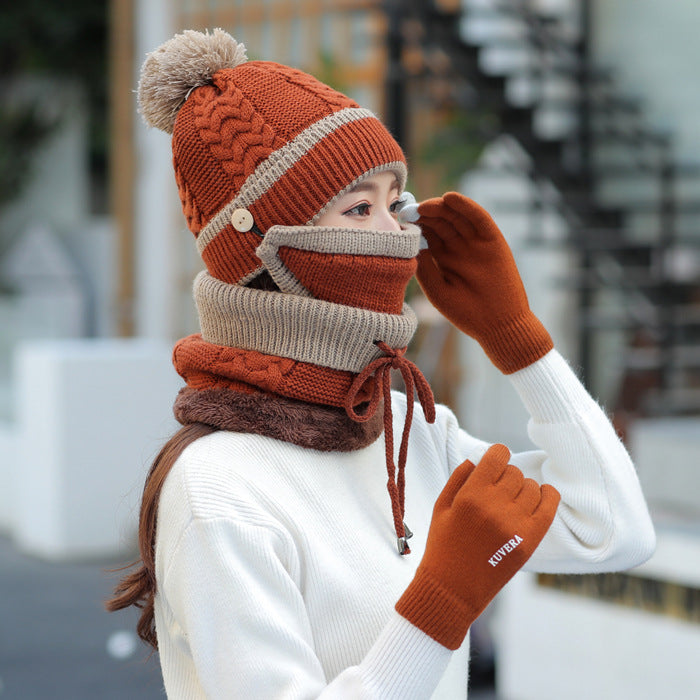 Plush Velvet Bib Mask - Soft, Comfortable, and Protective Hats & Caps | Ectron Online