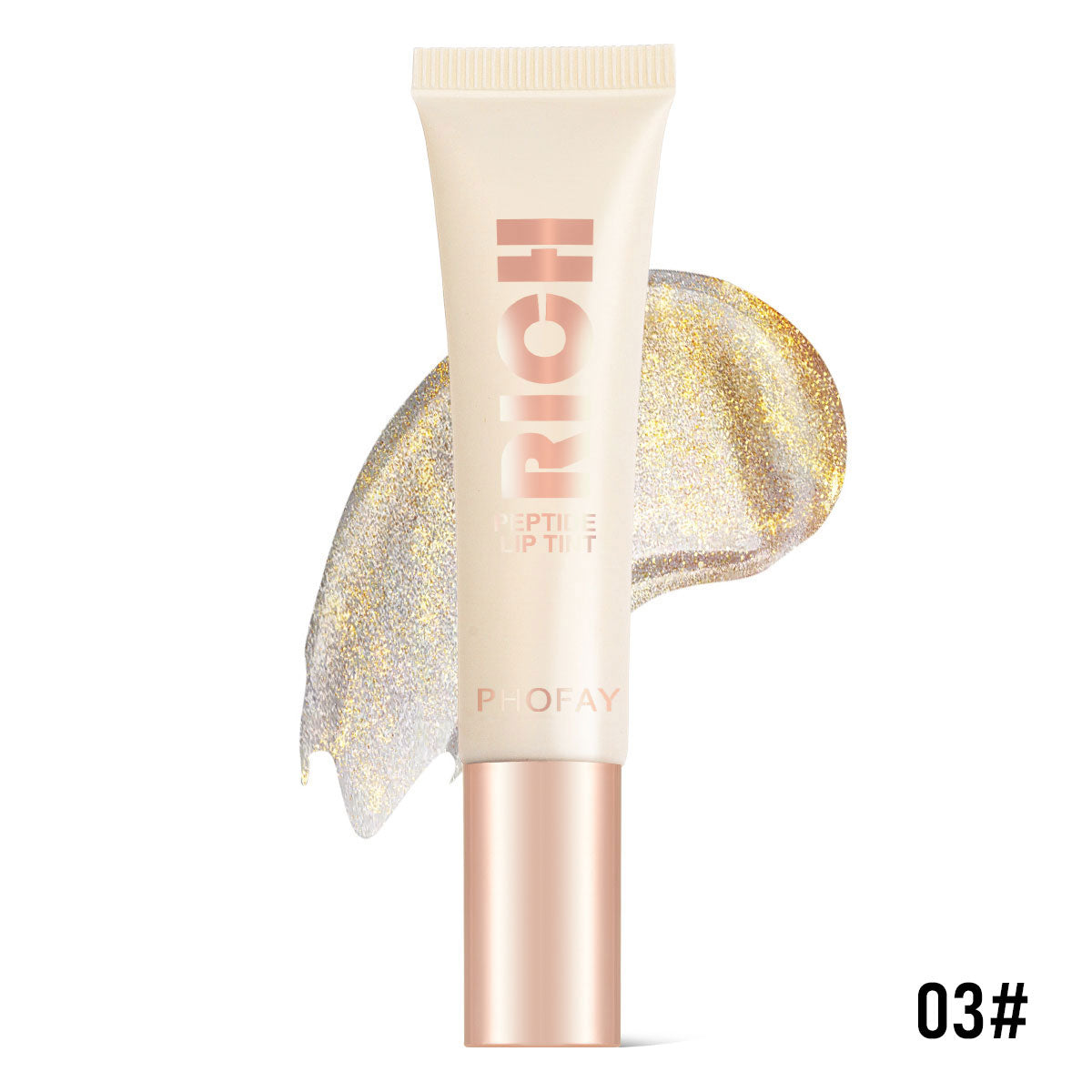 PHOFAY Peptide Lip Tint - Plumping & Hydrating Glossy Lip Stain