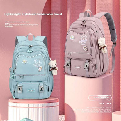 Large Capacity Spine-Protective Backpack | Lightweight School Bag Large Capacity Lightweight Spine-protect | Ectron Online