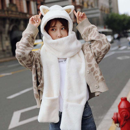 Parent-child Plush Bib Hats & Caps | Ectron Online
