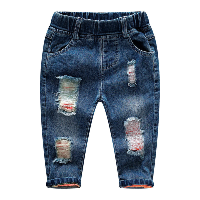 Ripped Denim Pants for Boys Children's boy pants, children's pants, | Ectron Online