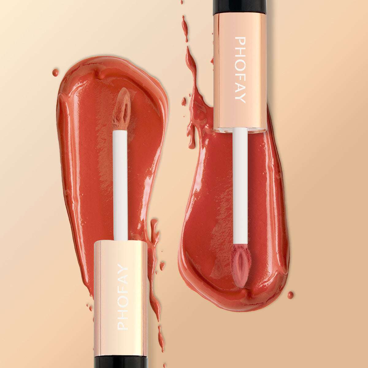 CL021 Double Head Non-stick Lip Gloss – Glossy & Comfortable CL021 Double Head Non-stick Cup Lip Glos | Ectron Online