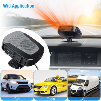 2-in-1 Portable Car Heater & Cooling Fan 12V 150W Portable Car Auto Heater Heatin | Ectron Online