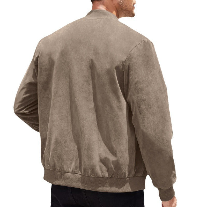 Men's Suede Casual Retro Jacket