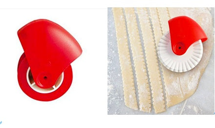 Pastry Dough Lattice Cutter - Pizza Pie Decoration Plastic Roller Pastry Dough Lattice Cutter Pizza Pie De | Ectron Online