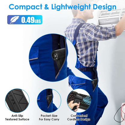 Cordless Compressed Air Duster with LED Light (150,000 RPM)