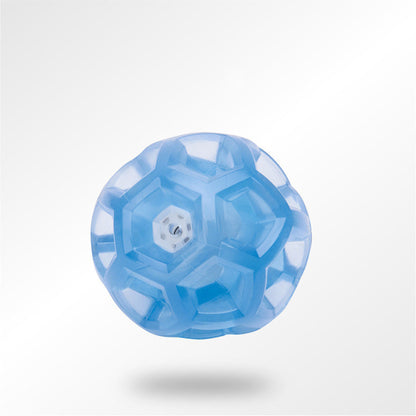 Multi-faceted sounding ball pet toy