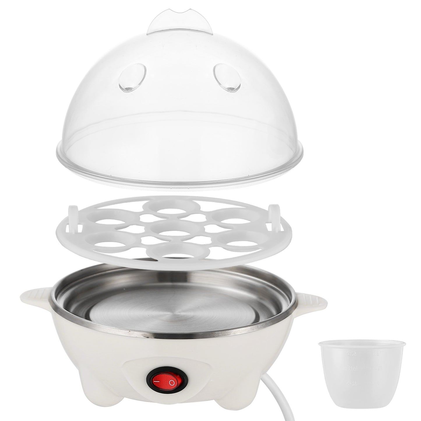 7-Capacity Electric Egg Cooker | Automatic Hard-Boiled Egg Maker