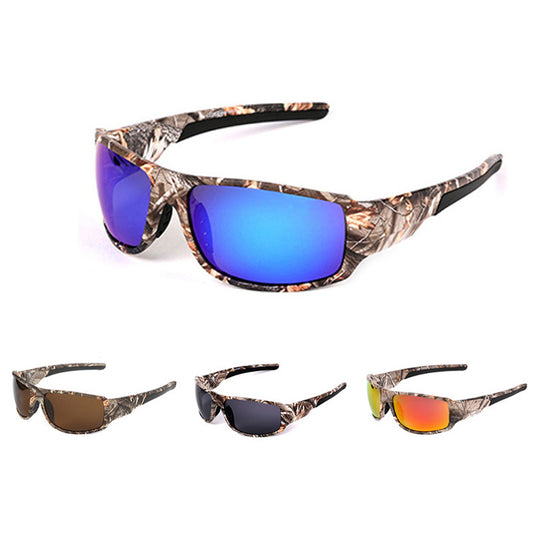 Camouflage fishing polarizing sunglasses