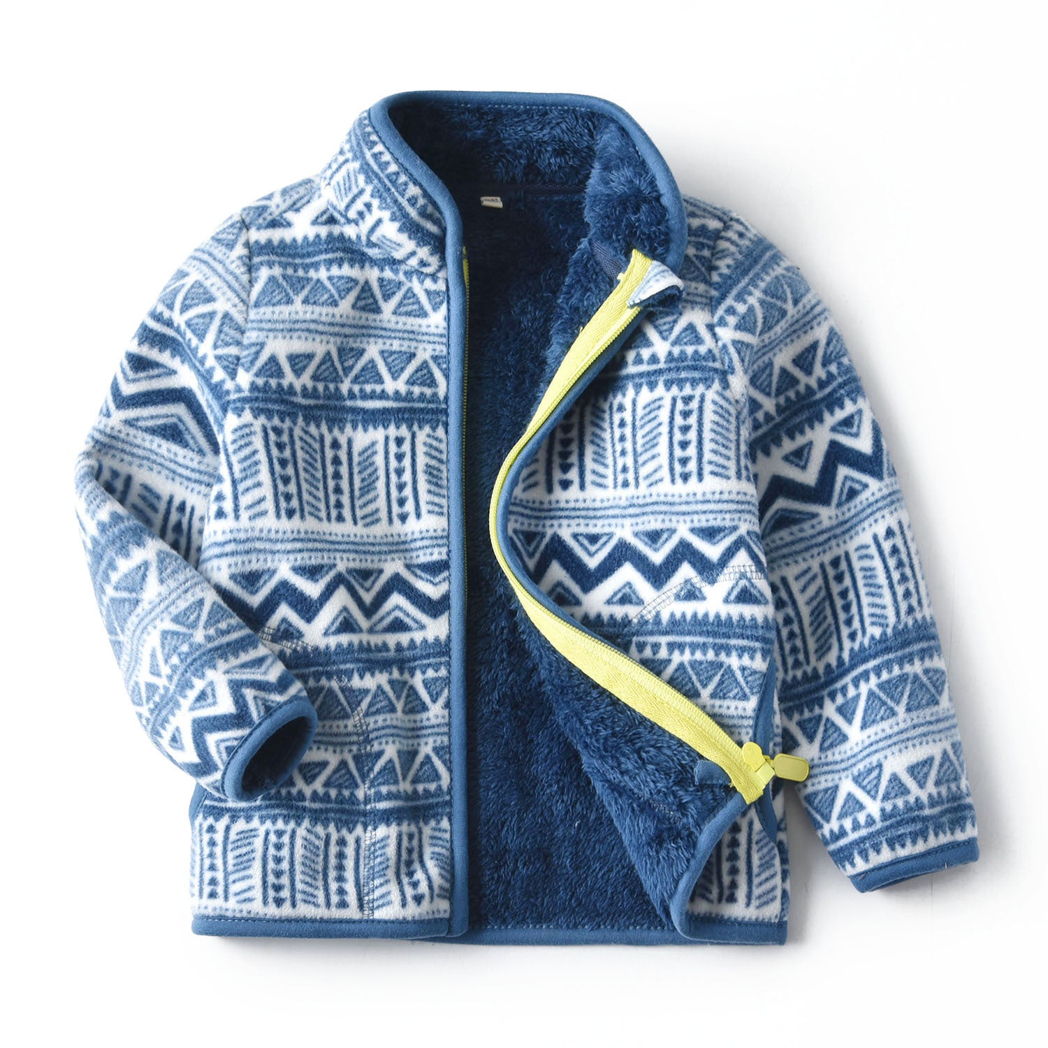 Thick Fur Printed Coats with Zipper for Kids Thick Fur Printed Coats Kids Zipper | Ectron Online
