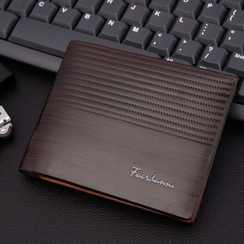 Embossed Wallet with Multi-Card Slots Embossed multi-card fashion wallet | Ectron Online