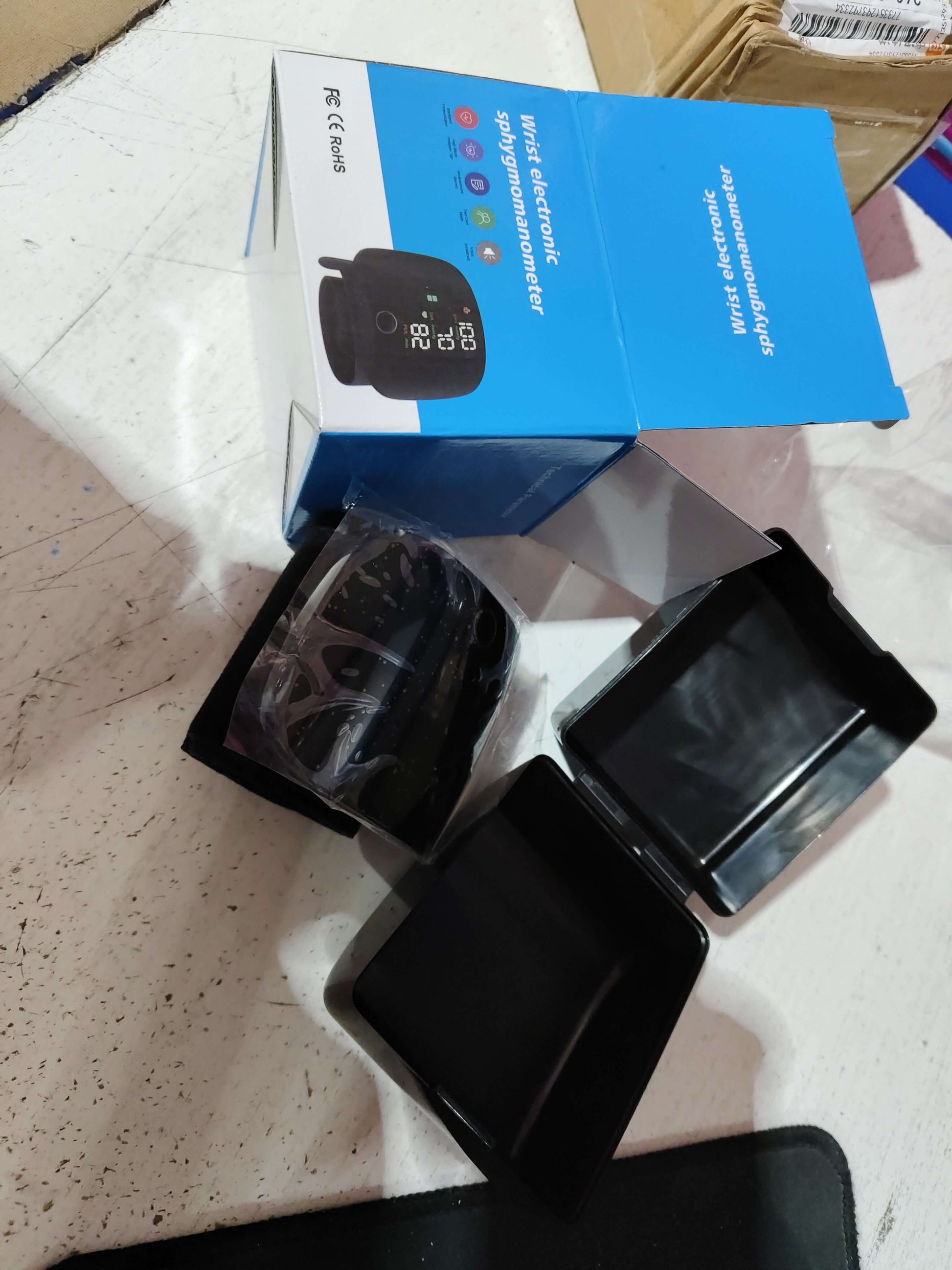 Rechargeable Wrist Blood Pressure Monitor - Smart Touch Screen Wrist Sphygmomanometer Rechargeable Bloo | Ectron Online